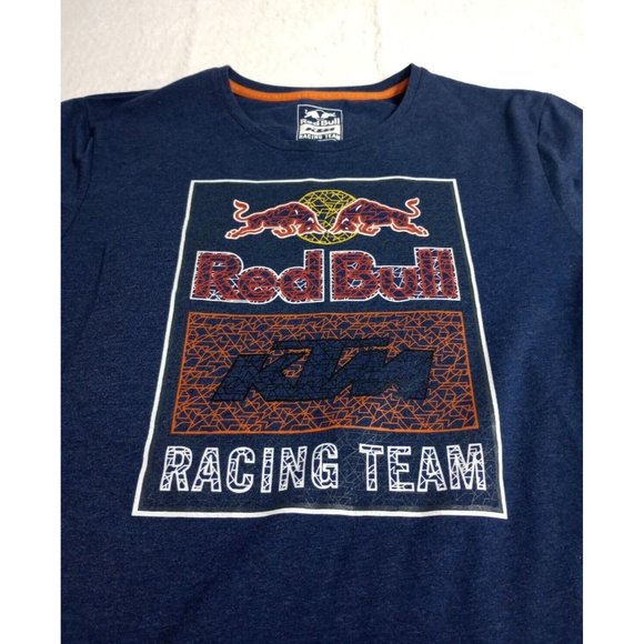 Red Bull Factory Racing KTM Shirt Mens Size 2XL Motocross Blue Motorcycle - Picture 1 of 9